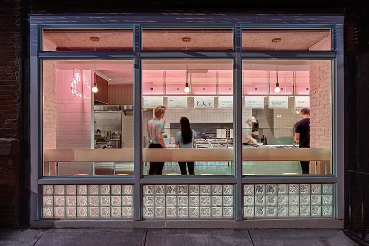餐飲空間，紐約君子食堂，中式餐飲，簡約現代風