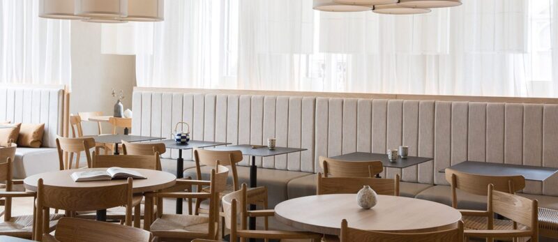 倫敦一家日式混搭北歐風壽司餐廳設計