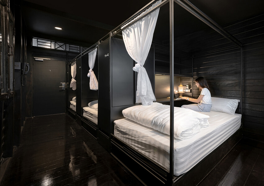 設計酒店,青年旅社設計,泰國青旅,住宅改造