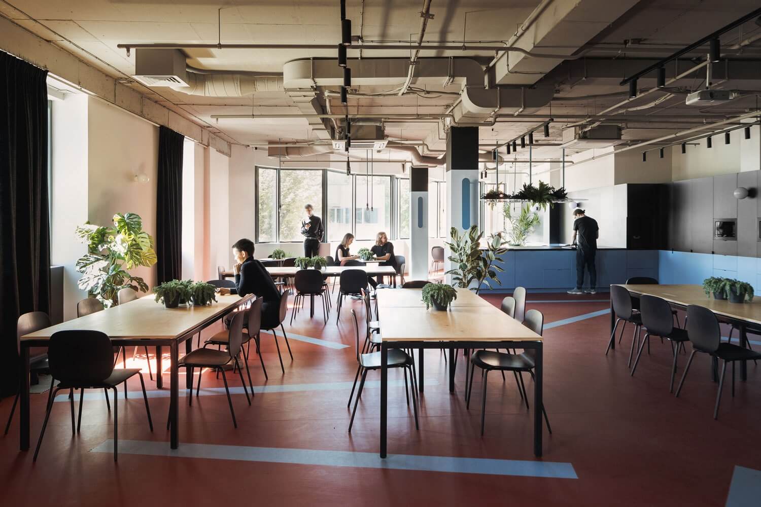 辦公室設計,辦公室導視設計,藍色辦公室設計,現代簡約時尚辦公空間