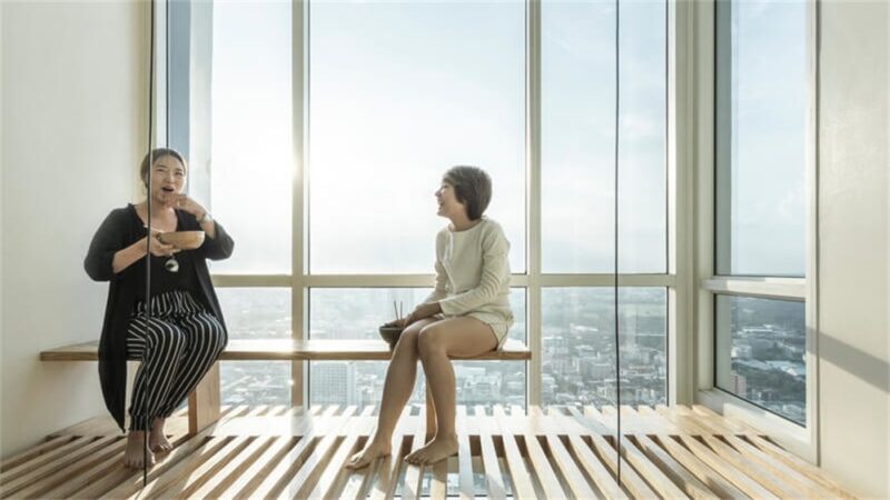 設計師為泰國這間64㎡小宅多爭取了11㎡的空間