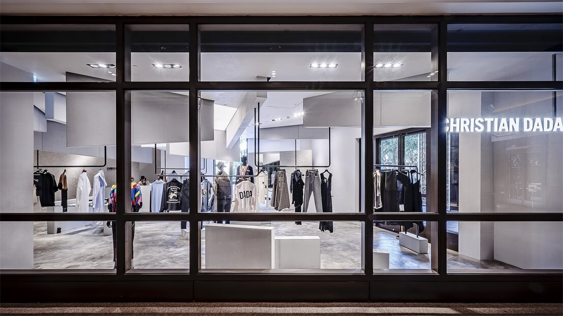 商業空間,Christian Dada台北旗艦店,時裝品牌專賣店,服裝店設計