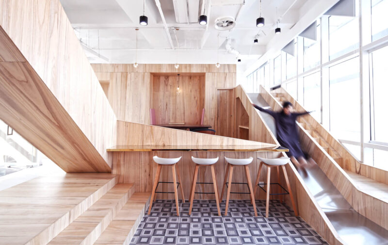 北京銀河SOHO一家互聯網金融公司辦公室設計