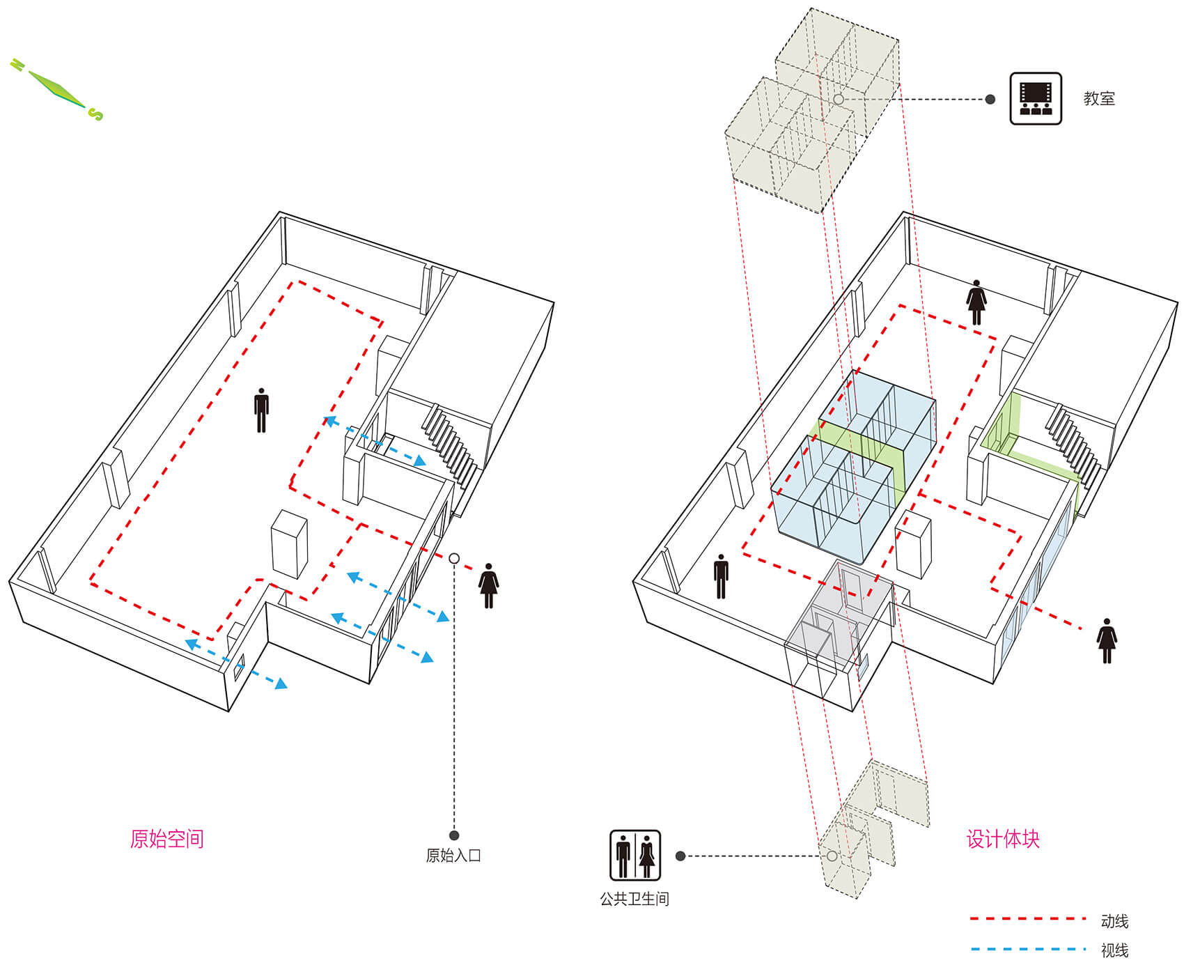 公共空間，教育空間，樸居空間設計，上海帕特藝術留學中心