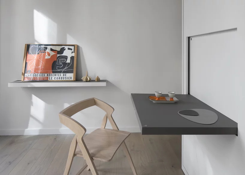 小戶型,多功能空間,公寓改造,巴黎小公寓設計,十幾平米住宅設計