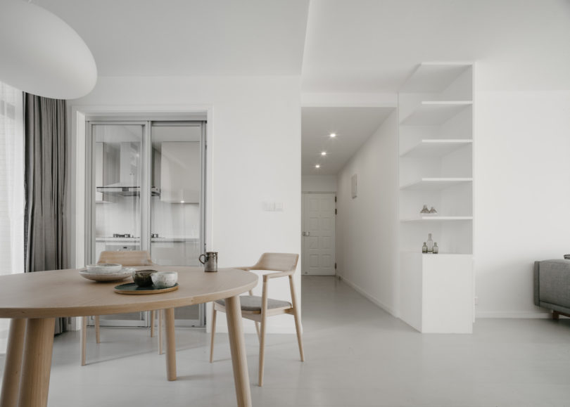 住宅空間，極簡空間，極簡主義設計，上海私宅空間設計