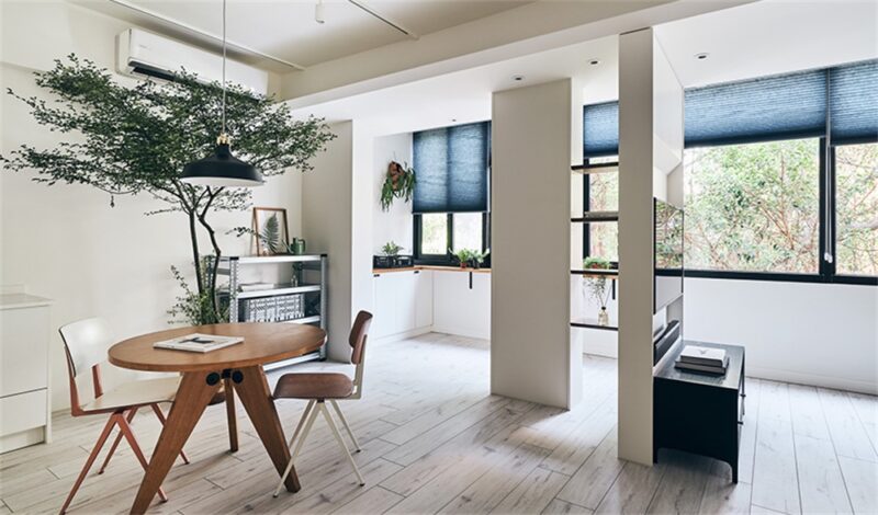 台北40年老屋改造之天母130平米北歐風住宅