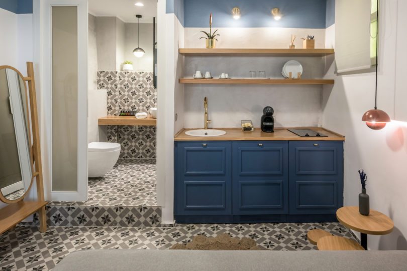 改造空間,住宅改造酒店設計,希臘小旅館設計,酒店空間