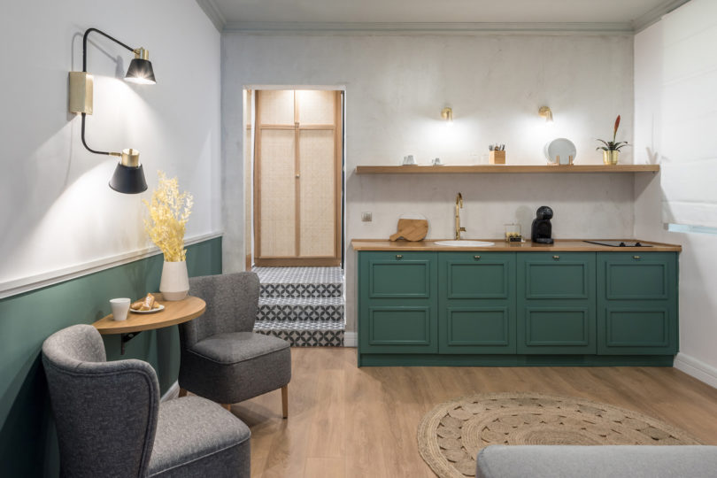 改造空間,住宅改造酒店設計,希臘小旅館設計,酒店空間