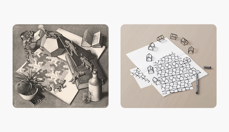 兩個世界之間,Escher x nendo,維多利亞美術館,展廳設計,美術館展廳