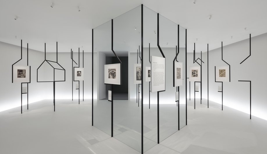 兩個世界之間,Escher x nendo,維多利亞美術館,展廳設計,美術館展廳