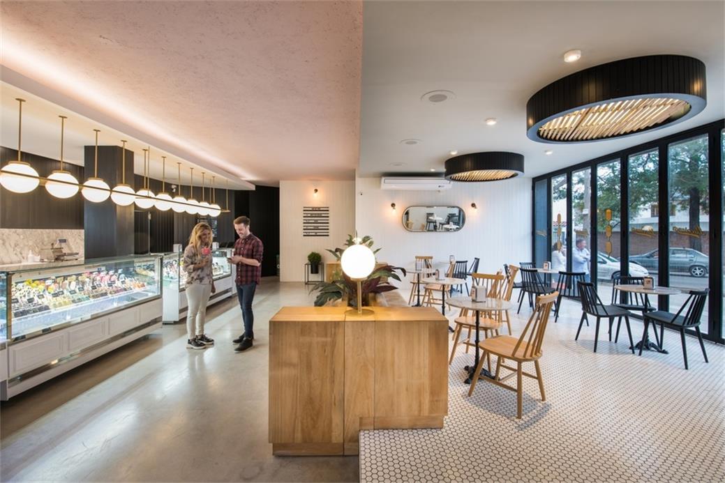 餐飲空間,冰淇淋旗艦店,阿根廷,FERRO & ASSOC.