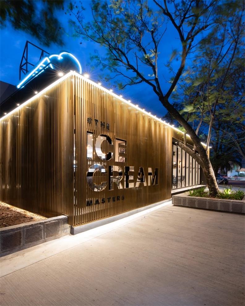 餐飲空間,冰淇淋旗艦店,阿根廷,FERRO & ASSOC.