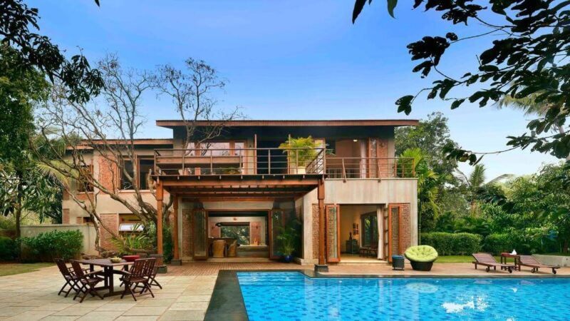 融於自然 – 印度“芒果屋”別墅