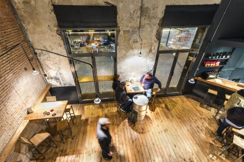 巴塞羅那 Hoppiness LOFT工業風酒吧設計