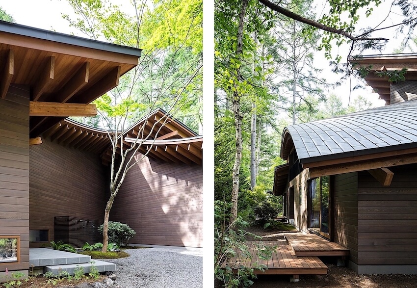 住宅空間,私人住宅,周末別墅,日本輕井澤,建築設計