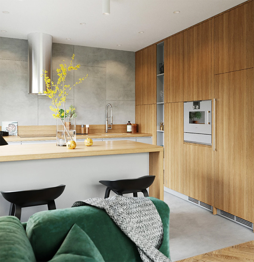 住宅空間,歐美複古風,小宅概念,公寓設計,80平米左右住宅設計