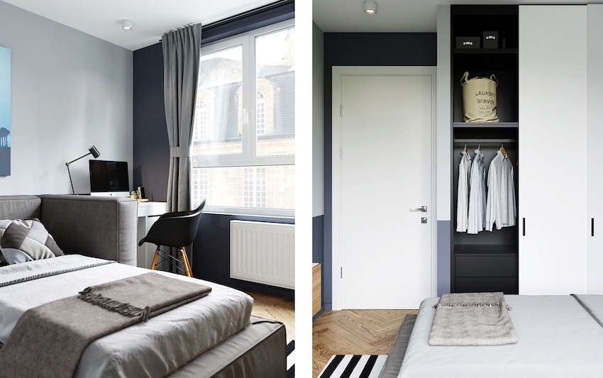 住宅空間,歐美複古風,小宅概念,公寓設計,80平米左右住宅設計