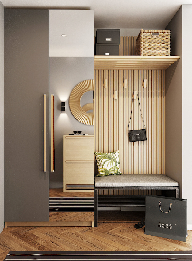 住宅空間,歐美複古風,小宅概念,公寓設計,80平米左右住宅設計