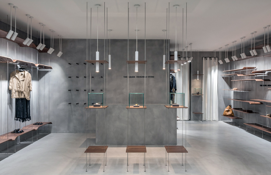 商業空間,零售空間,設計師商店,極簡設計,希臘雅典