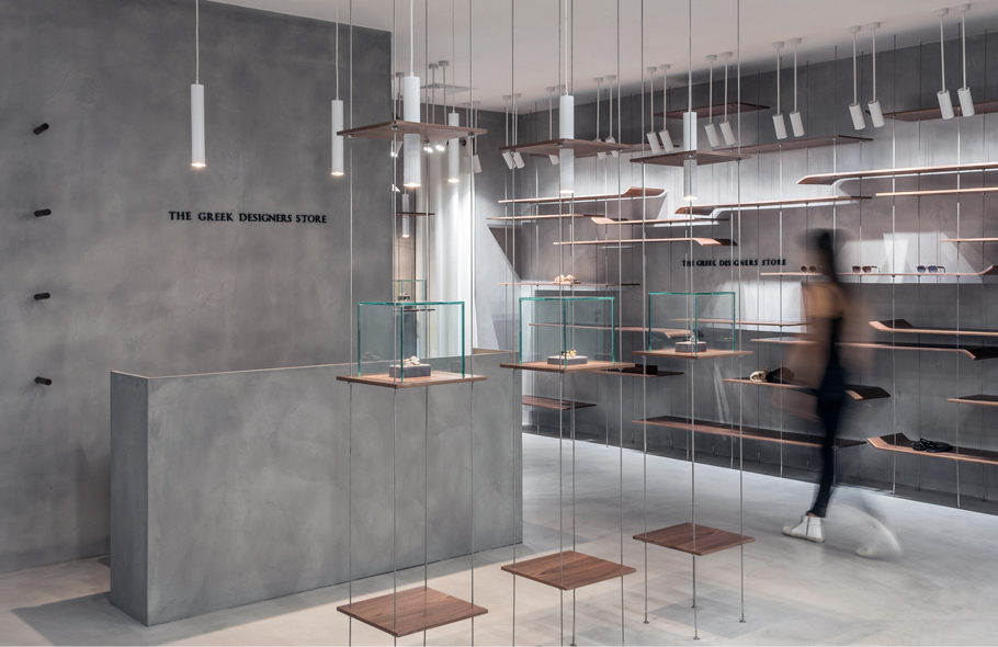 商業空間,零售空間,設計師商店,極簡設計,希臘雅典