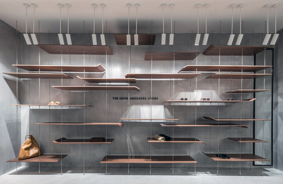 商業空間,零售空間,設計師商店,極簡設計,希臘雅典