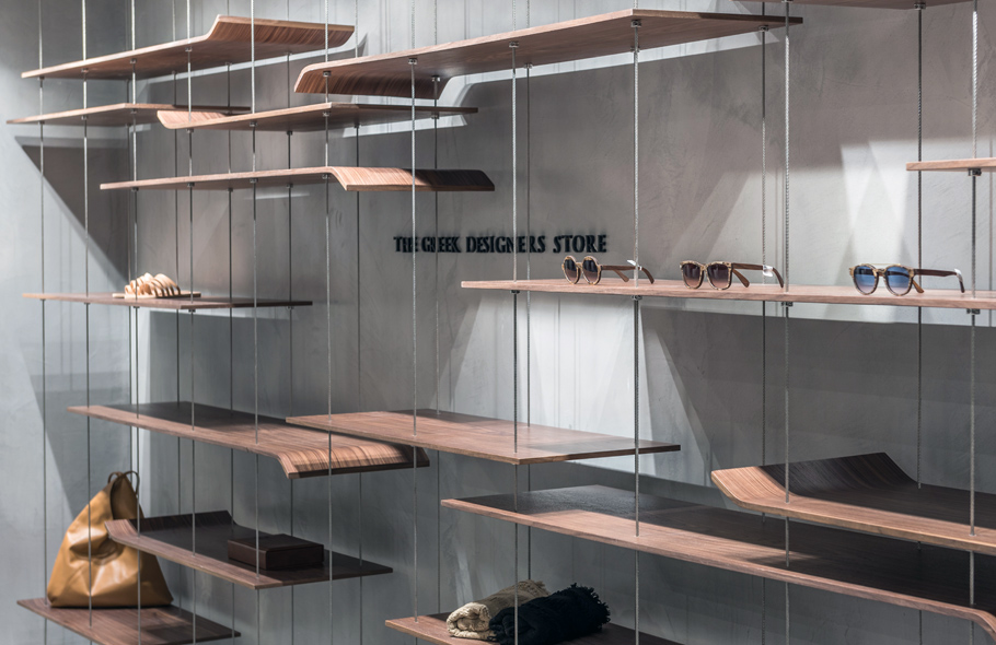 商業空間,零售空間,設計師商店,極簡設計,希臘雅典