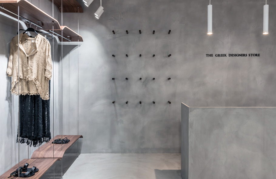 商業空間,零售空間,設計師商店,極簡設計,希臘雅典