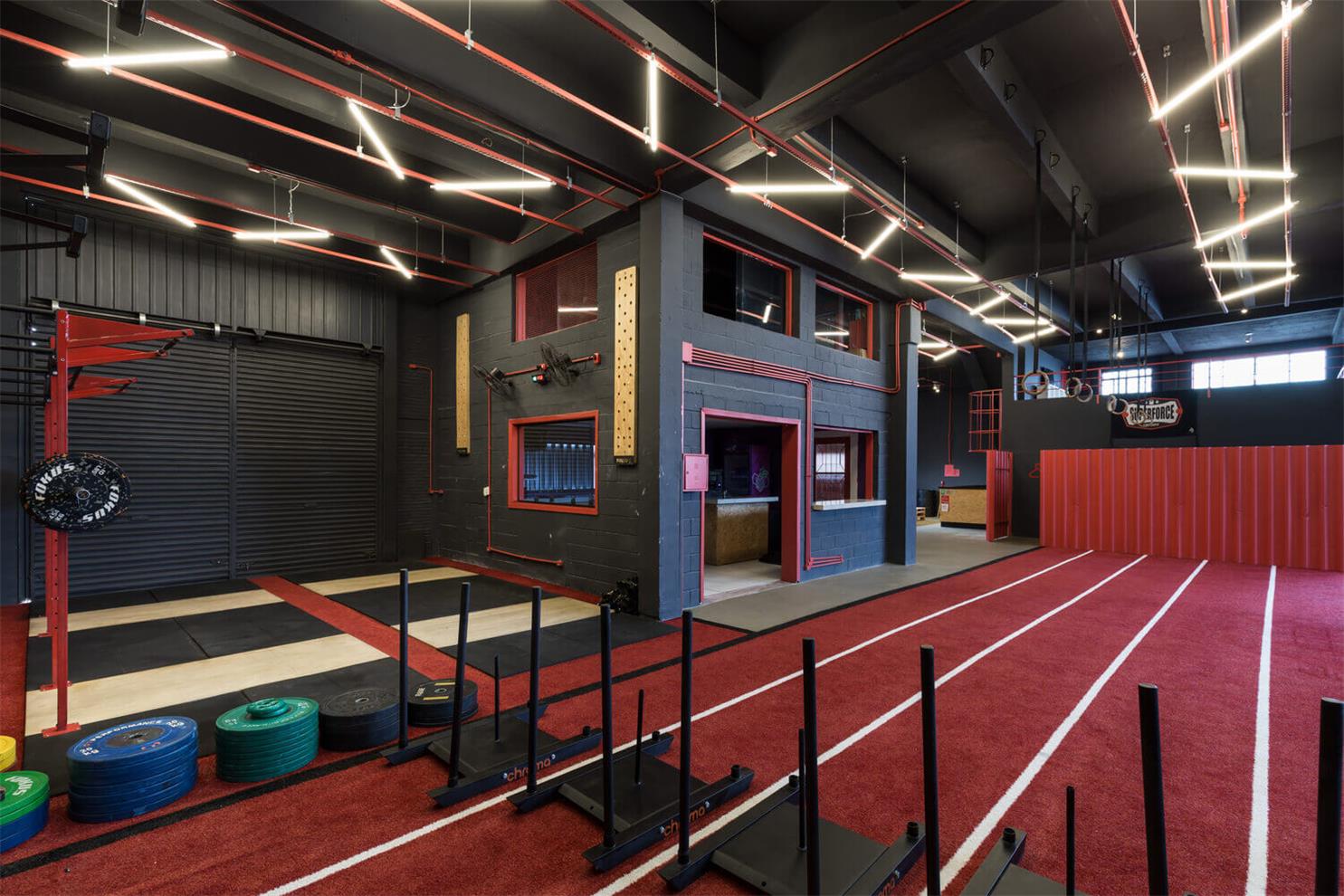 商業空間,建築改造,巴西,SuperForce CrossFit新總部,空間改造