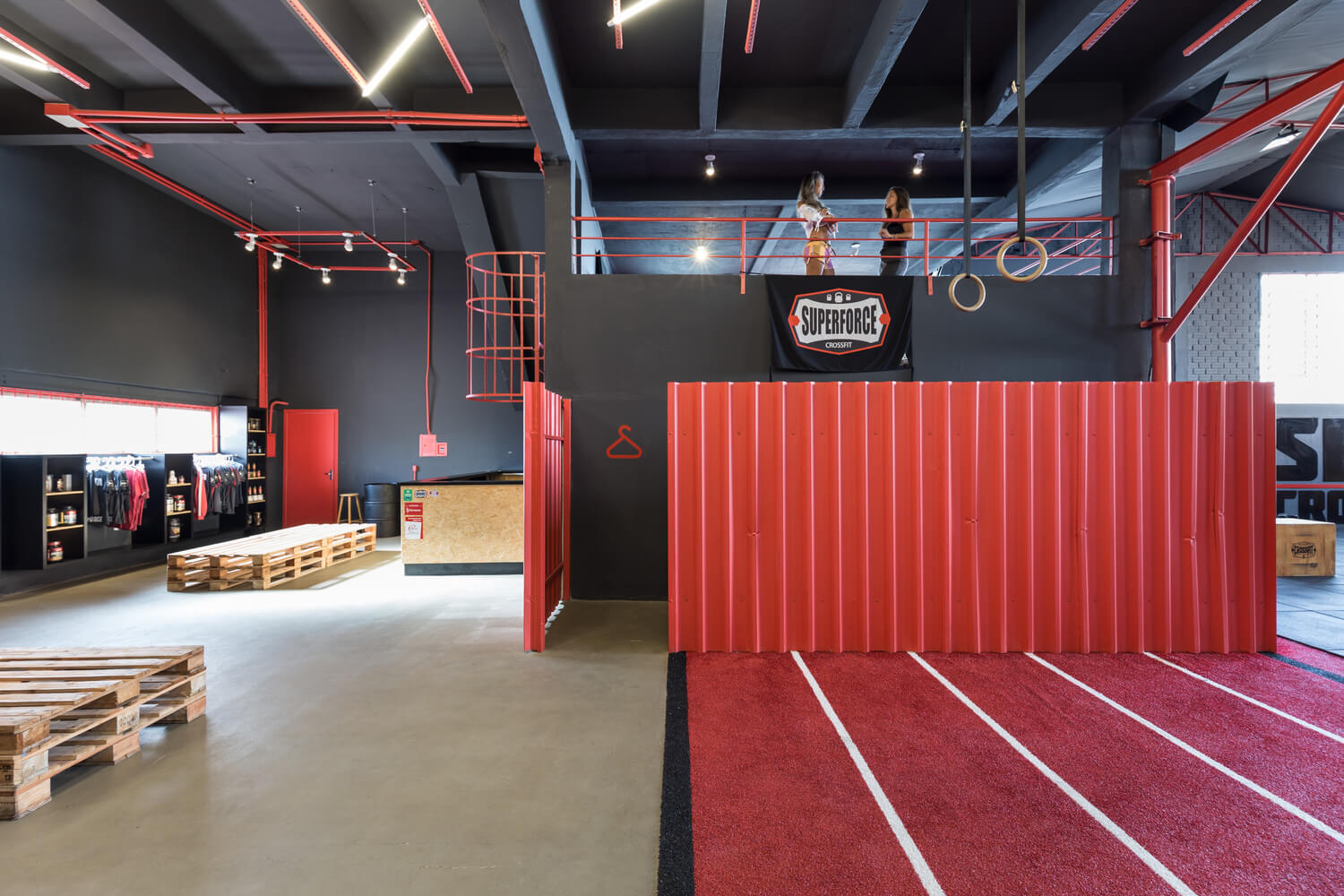 商業空間,建築改造,巴西,SuperForce CrossFit新總部,空間改造