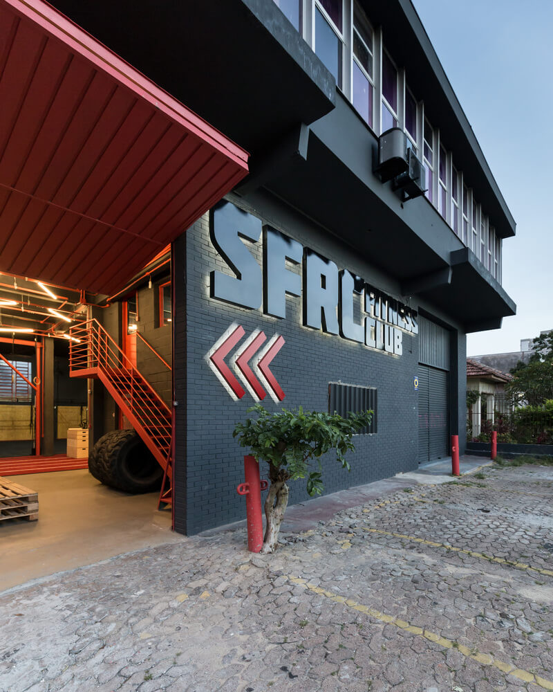 商業空間,建築改造,巴西,SuperForce CrossFit新總部,空間改造