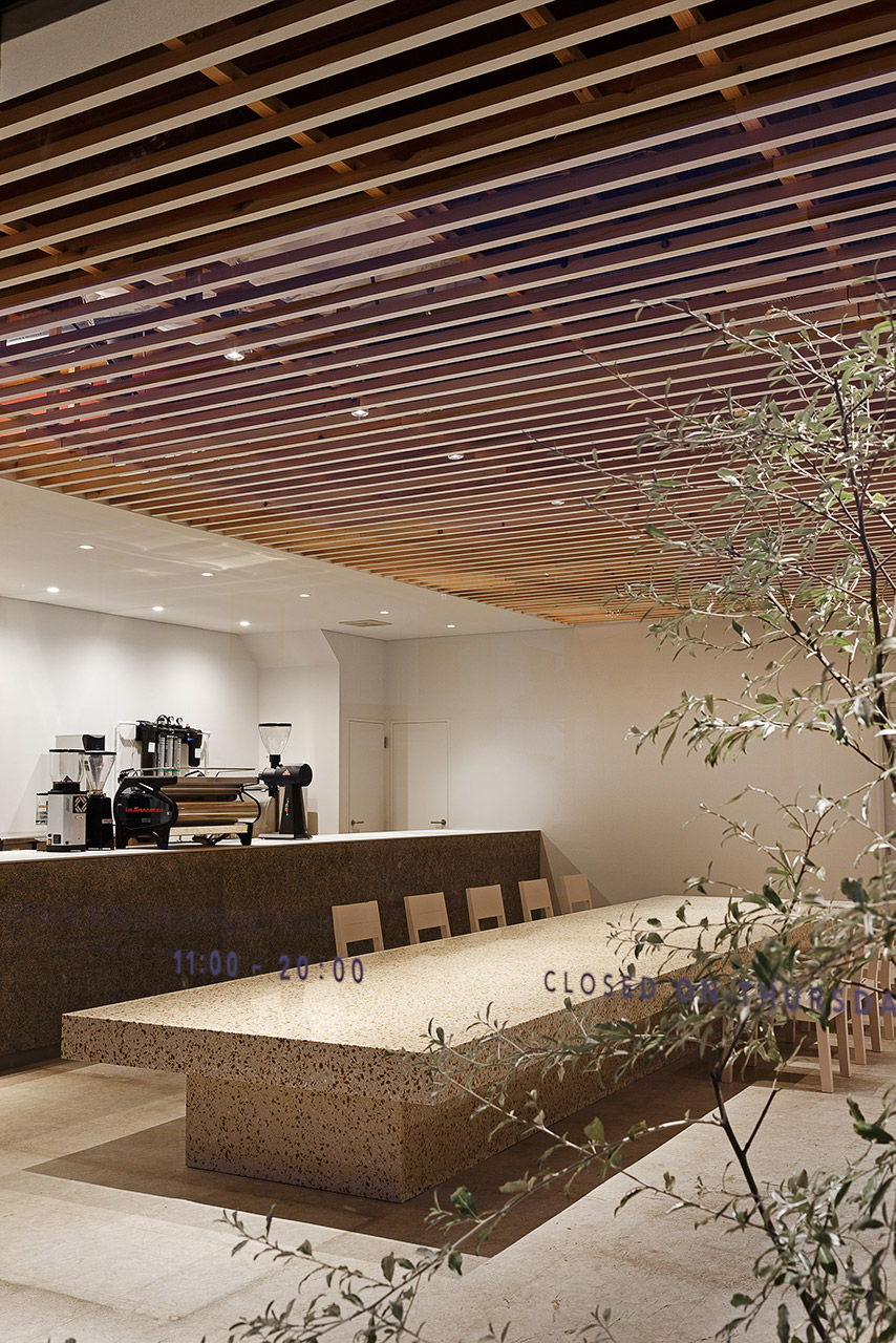 餐飲設計，餐飲空間， 日式咖啡館，水磨石，現代風格，日本盛岡