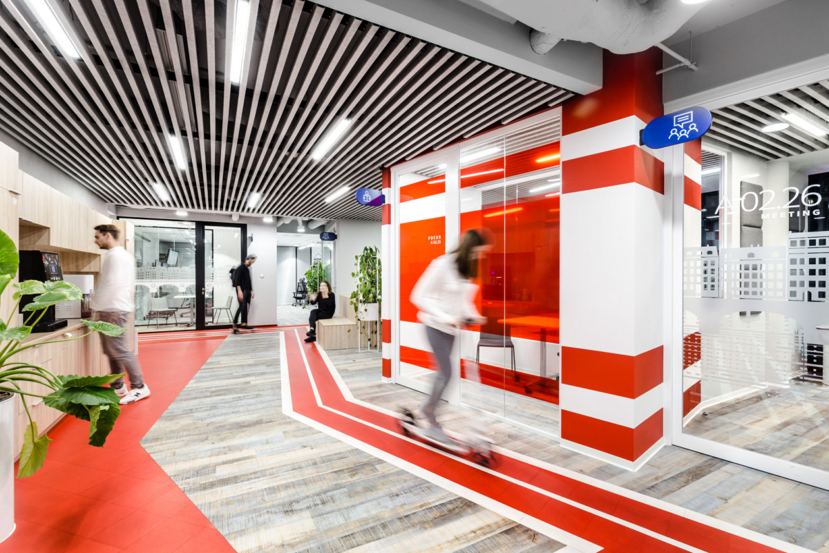 辦公空間,IT斯堪的納維亞辦事處,辦公設計,北歐,波蘭,現代風格