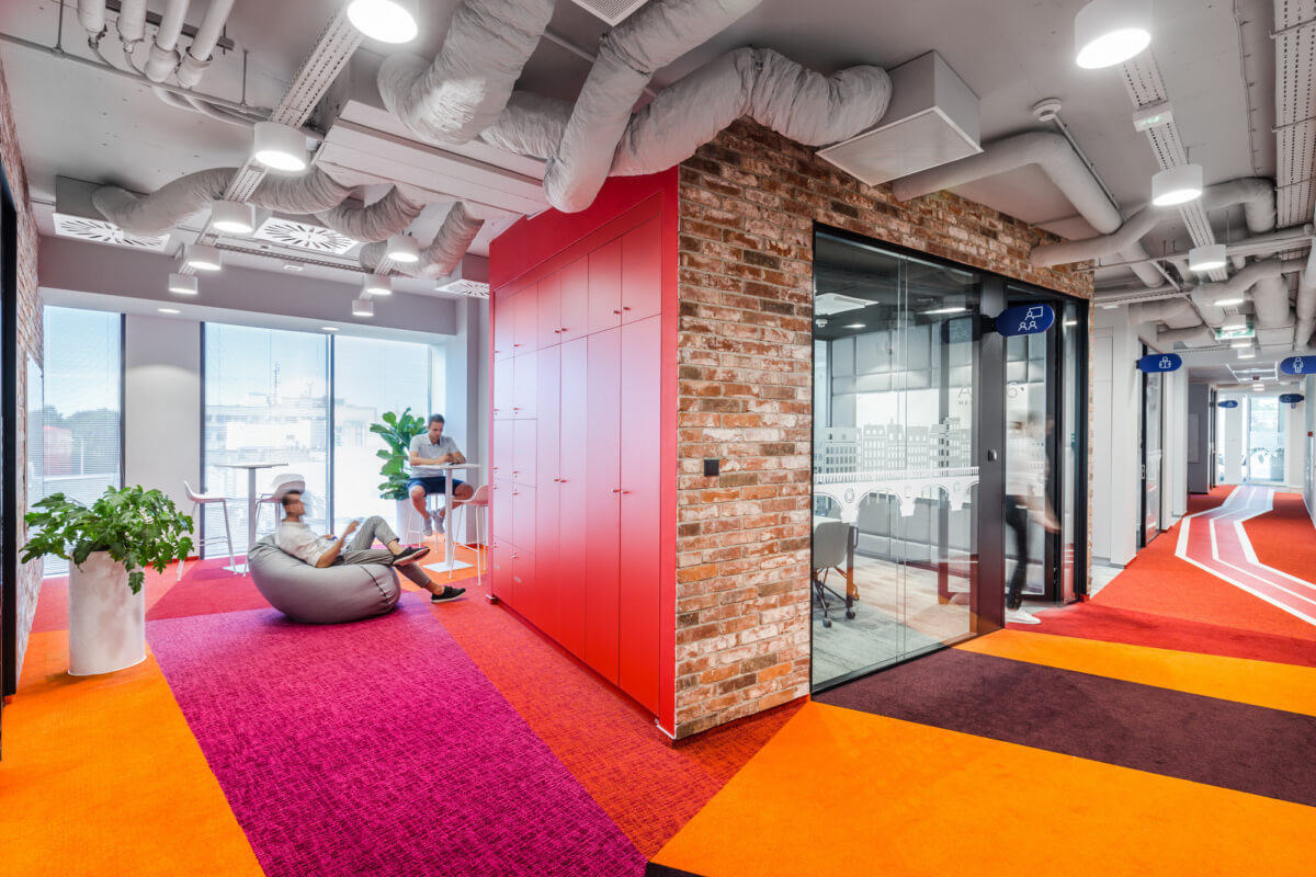 辦公空間,IT斯堪的納維亞辦事處,辦公設計,北歐,波蘭,現代風格