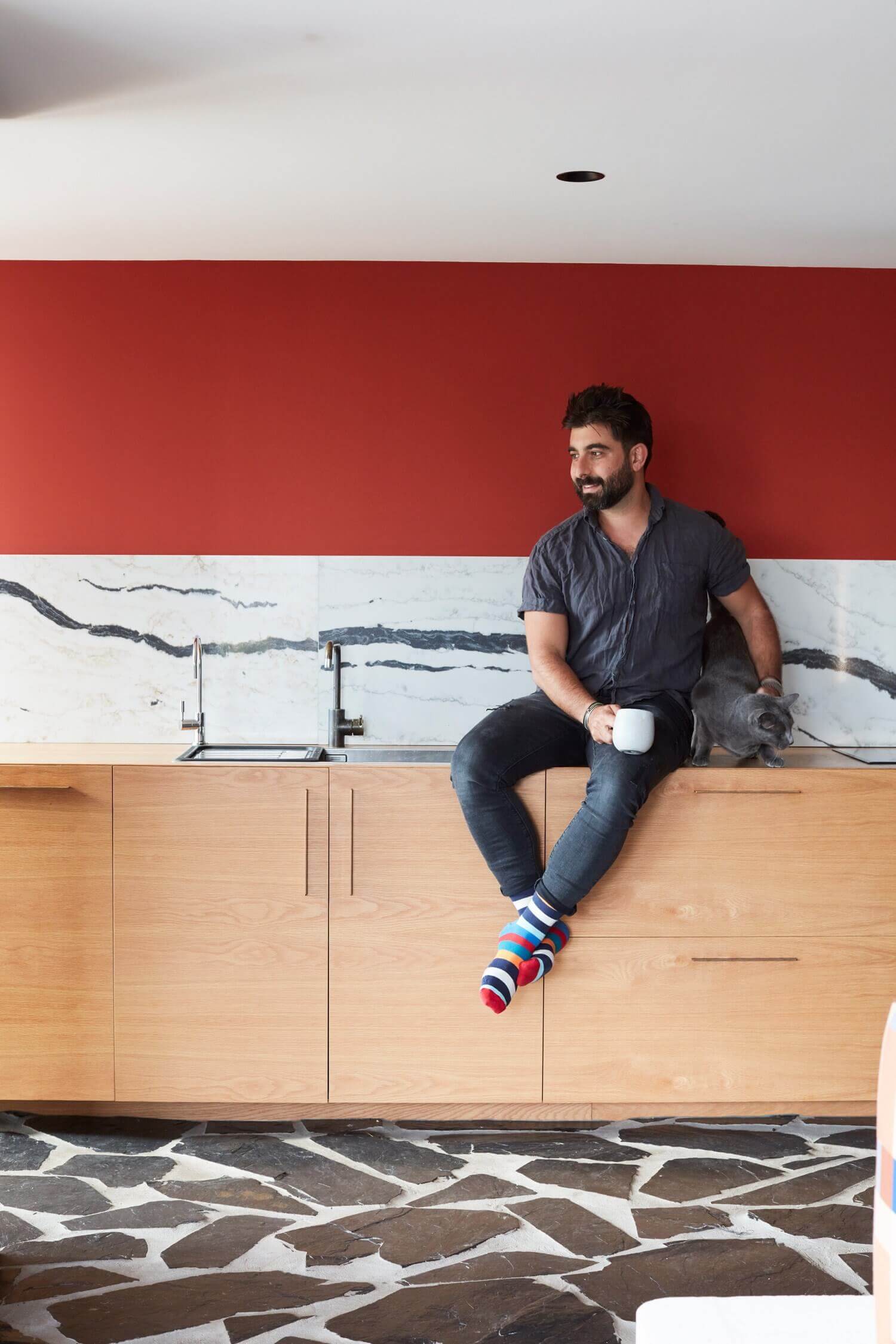 住宅空間,國外住宅設計,色彩空間,大膽色彩,悉尼