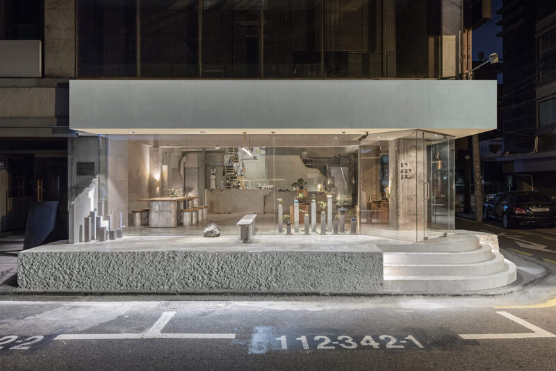 首爾Et Cetera原始水泥工業風咖啡館酒吧設計