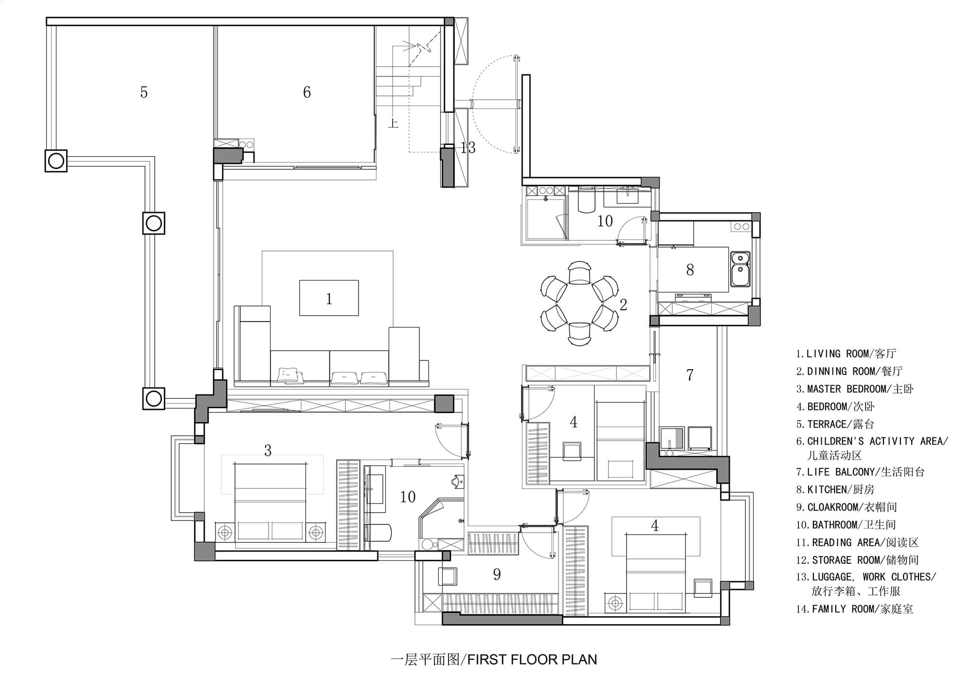住宅空間,國內住宅設計,極簡主義,空中飛人,盒子元素,艾克建築設計