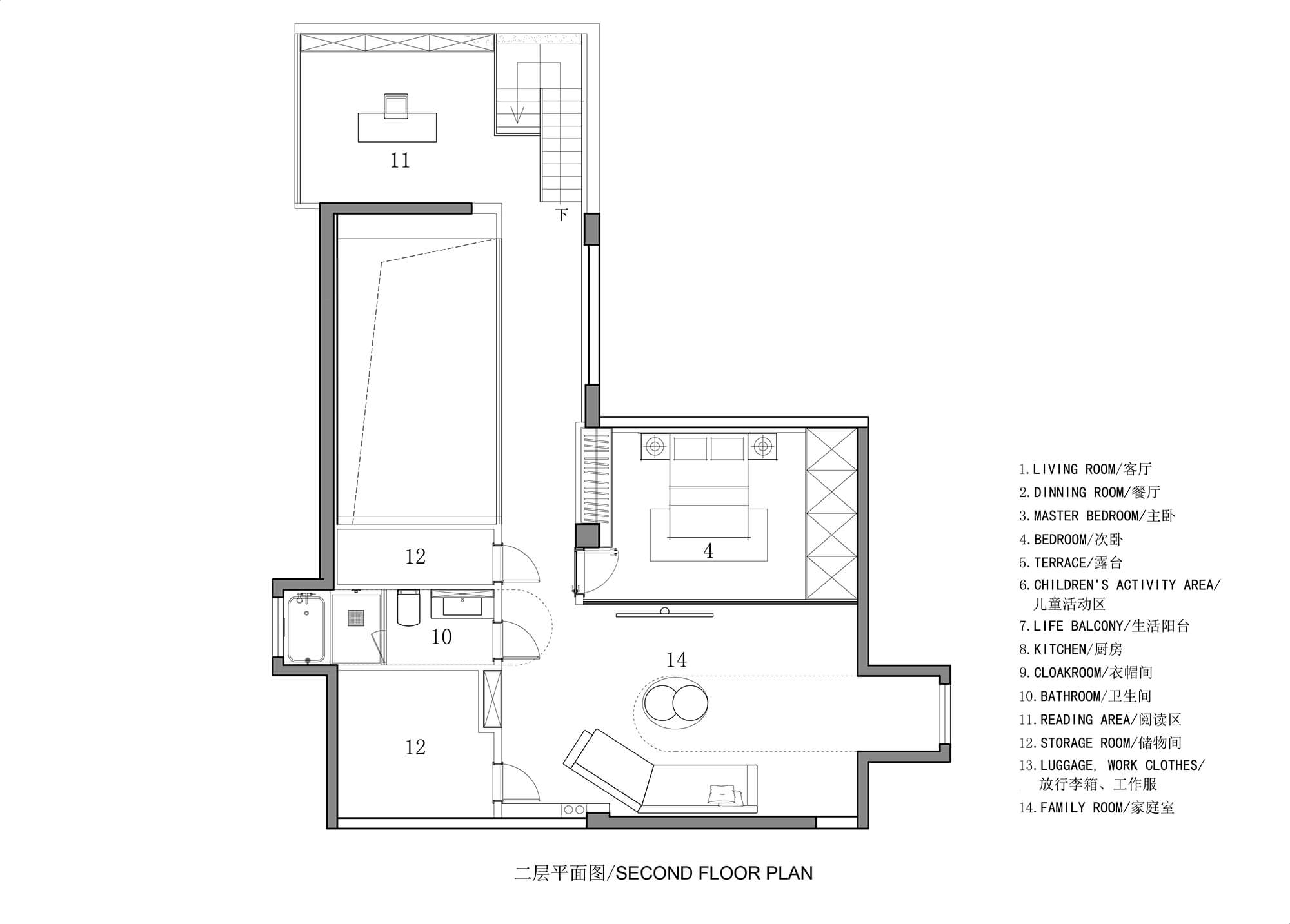 住宅空間,國內住宅設計,極簡主義,空中飛人,盒子元素,艾克建築設計