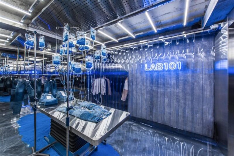 牛仔布的複興，韓國LAB101旗艦店
