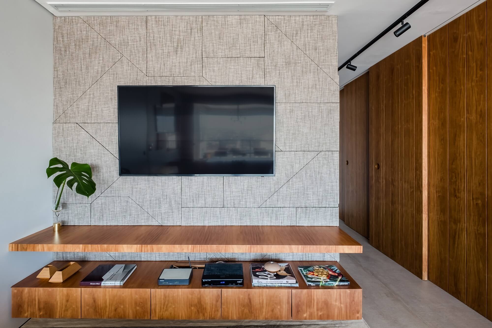 住宅空間,國外公寓設計,巴西,單身公寓,現代風格,70平米住宅設計