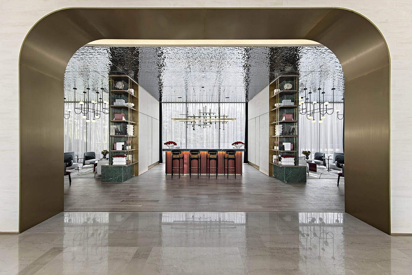 集艾設計,黃全設計,萬科瀾岸售樓處,萬科售樓處,營銷中心設計,西安售樓處設計