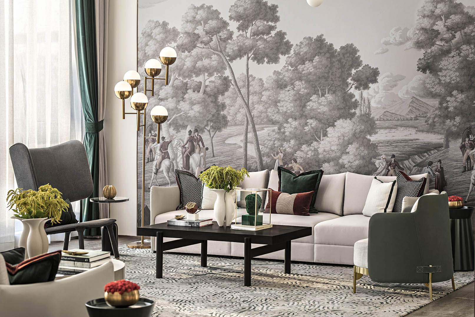 集艾設計,黃全設計,萬科瀾岸售樓處,萬科售樓處,營銷中心設計,西安售樓處設計