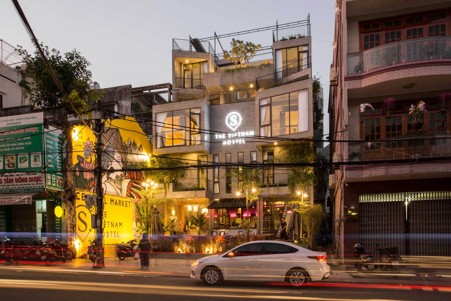 酒店空間,國外旅館設計,越南,青年旅社