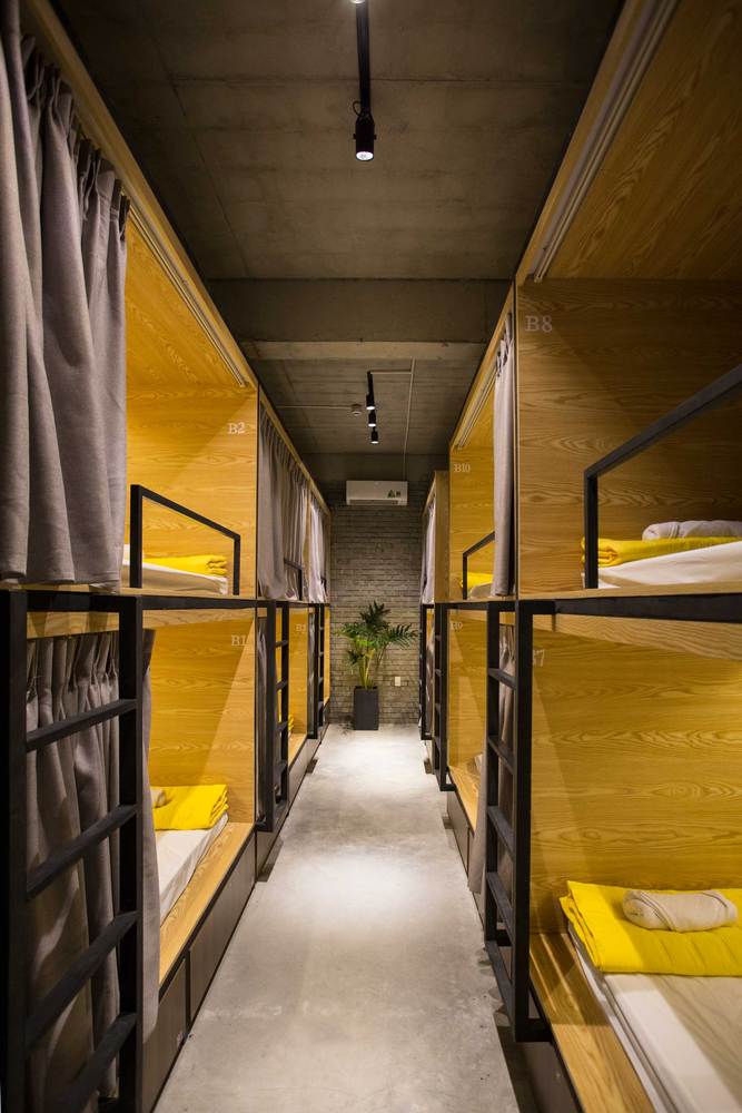 酒店空間,國外旅館設計,越南,青年旅社