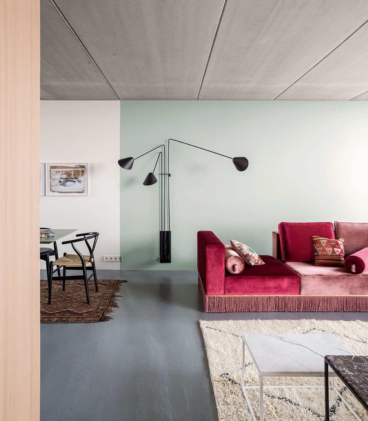 住宅空間,公寓設計,國外住宅空間設計,Ester Bruzkus Architekten,柏林,現代風格