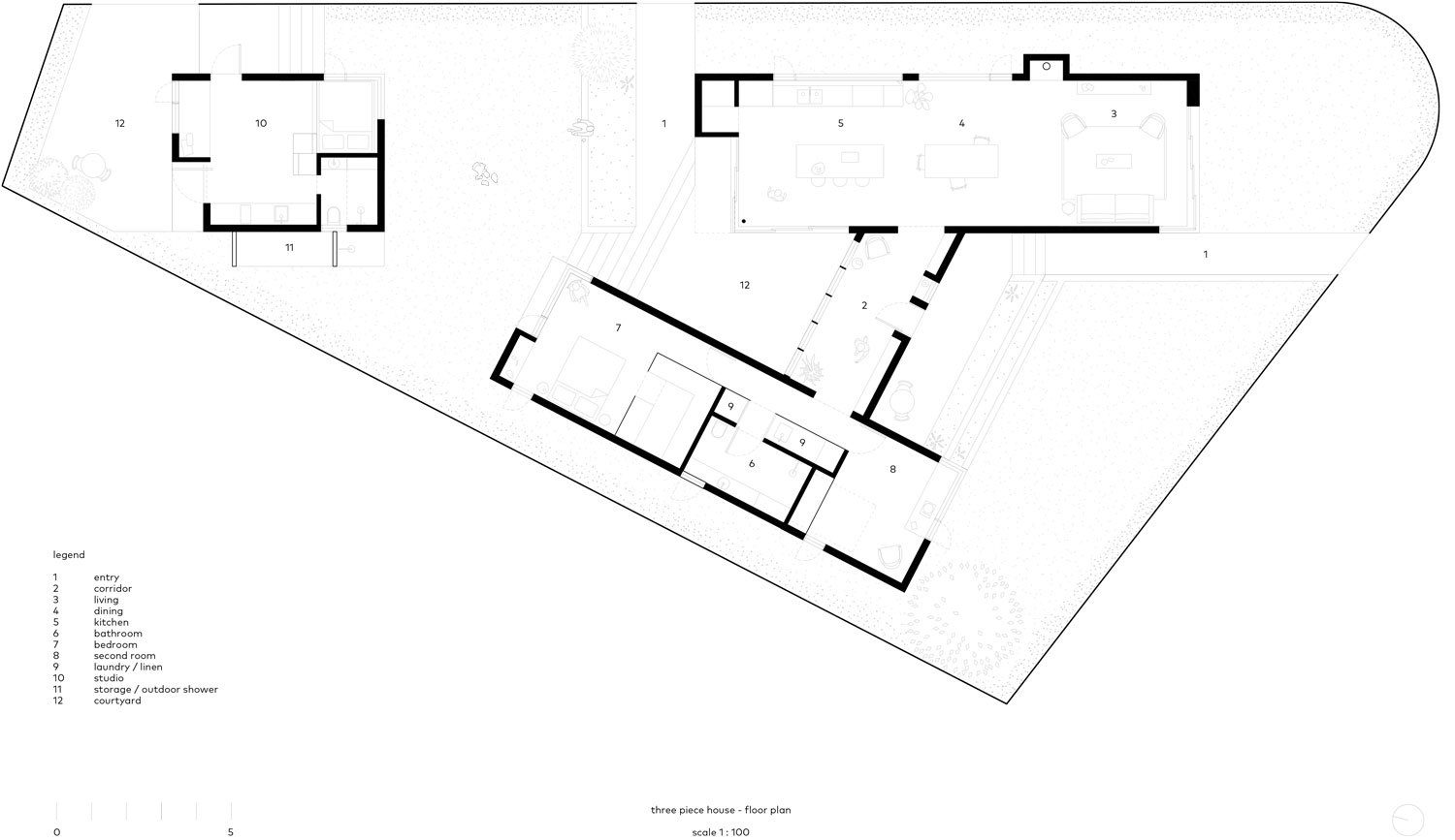 住宅空間,住宅設計,國外住宅空間設計,THREE PIECE HOUSE,澳大利亞,可持續