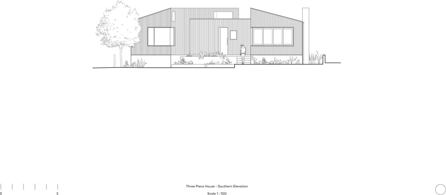 住宅空間,住宅設計,國外住宅空間設計,THREE PIECE HOUSE,澳大利亞,可持續