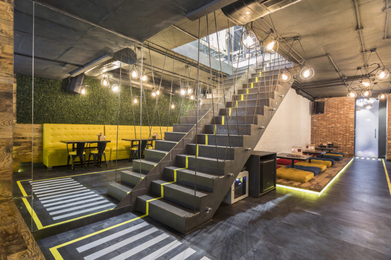 餐飲空間,城市咖啡館,國外餐飲空間設計,印度,室內設計