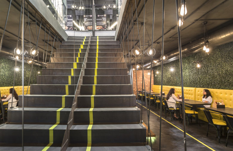 餐飲空間,城市咖啡館,國外餐飲空間設計,印度,室內設計