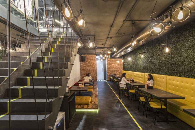 餐飲空間，城市咖啡館，國外餐飲空間設計，印度，室內設計